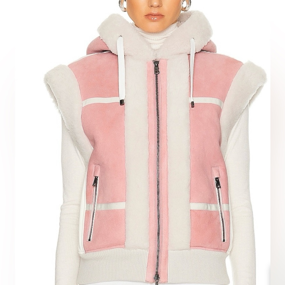 BOGNER
Feli-l Vest Pink and White Hooded Vest ‼️Just Sharing‼️